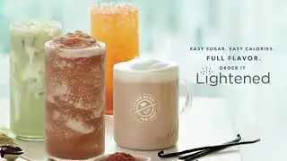 Lightened Drinks from Coffee Bean and Tea Leaf  [ Mocha Ice Blended, Mango Cold Brew Tea]