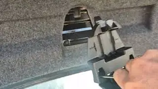 How to remove warning triangle holder | AUDI A4 B8 8K A5 8T A6 C6 C7 howto reflective replacement