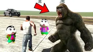 GORILLA 🦍 ATTACKED ON ME 😯 INDIAN BIKE DRIVING 3D STORIES
