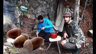 Haciendo pan de bellota | Comida montaraz