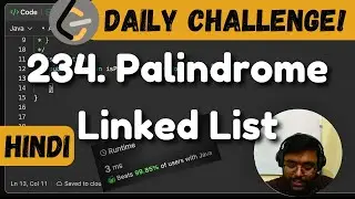 234. Palindrome Linked List | leetcode daily challenge | DSA | Shashwat Tiwari Hindi