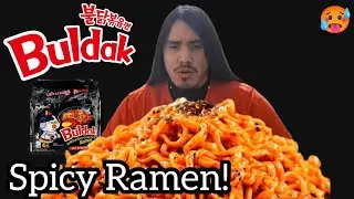 EATING the World's SPICIEST KOREAN FIRE NOODLES!