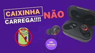 Caixinha não carrega!! Fone bluetooth TWS - RESOLVIDO - Haylou, Xiaomi Airdots, Inova...