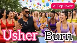 Usher Burn AI Pop Cover Remix (Upbeat Workout Songs) Gym Vibes - Fitness -Papaoutai Cover Stromae