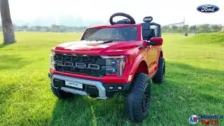 Ford F150 Raptor 24V Maxi 2 Posti di Mondial Toys Auto Elettrica per Bambini Telecomando fino a 60Kg