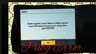 😭Pubg Mobile New Era Update 👍👍 erangle 2.0 🔥 Update Error 😧 Error code:554827782👍fix