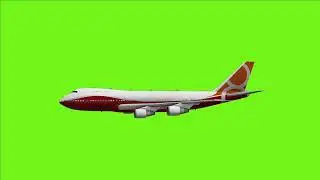 Passenger Airplane Flying Green Screen video HD footage for free download @vfxtools