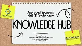Knowledge Hub: Approved Sponsors and CE Credit Hours