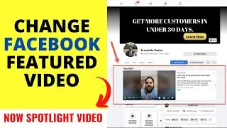 How to setup Facebook Featured Video - Change Spotlight Video 2021
