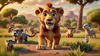 Leo Lion Stomps Around | Jungle Action Song for Kids | Fun Animal Rhyme for Toddlers