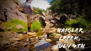 Father & Son, Haigler Creek, 4th of July Weekend