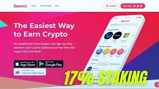 Storm X - Earn 17% Staking + Crypto Cash Back for Your Online Shopping