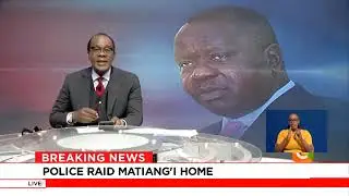 Former interior Cabinet Secretary Matiangi has arrested.
