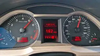 Audi A6 3.2 FSI quattro 255hp 0-200 km/h acceleration