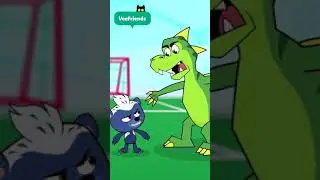 Someone's playing dirty #shorts Vee Friends 🐈&zwj;⬛ | Funny Animal Cartoons For Kids