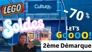 SOLDES 2026 - 2ÈME DÉMARQUE CULTURA et UN REVENDEUR PREND TOUT LES LEGO ! 😱