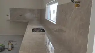 VEJA COMO É FÁCIL FAZER BANCADA DE PORCELANATO