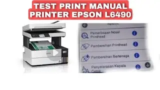 Nozzle Check Manual  Printer Epson L6490 Tanpa menggunakan Laptop atau PC