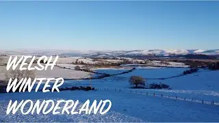 A winter landscape in West Wales.