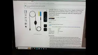 Blink Video Doorbell With Charging Cable Power Adapter