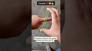 trik sulap karet mudah😱
