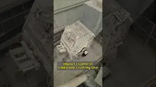 Impact crusher in limestone crushing line