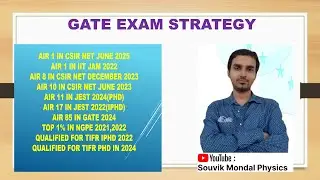 GATE EXAM strategy. some tips for GATE EXAM.#gatephysics #csirnetphysics #jest #tifrphysics