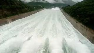 Huge Whirling Effect On Suction Point Of Hydro Power Plant Radial Gates Opening