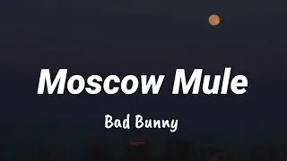 Bad Bunny - Moscow Mule (Letra_Lyrics) _ Un Verano Sin Ti
