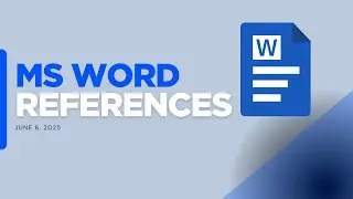 How to Use References in MS Word (Step-by-Step Guide)