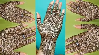 New Traditional Mehndi Design || Fronthand Indian Style Mehndi Design || Easy Mehndi Design 