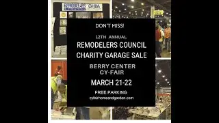 2020 Houston Remodelers Council Charity Garage Sale