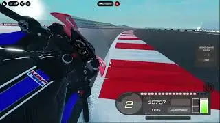 Iam riding at catalunya roblox version with CBR1000RRR #catalunya #barcelona #roblox
