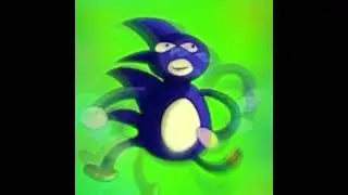 Sanic dance green screen