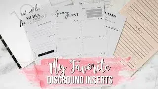 Discbound Planner Inserts | Cloth & Paper, Minted Sugar, & Sessavee Planner Inserts