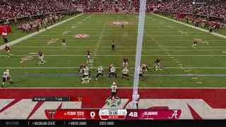 Texas tech vs Bama