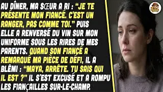 Ma Sœur Rit : ‘‘Mon Fiancé Est Ranger, Pas Toi’’, Puis Elle Renverse Du Vin Sur...