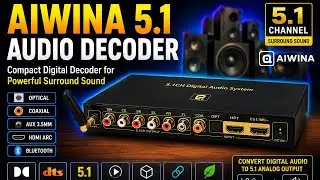 DTS | DOLBY # SURROUND DECODER CHANNEL ANALOG 5.1 OUT PUT