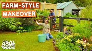 Plain Garden Gate Gets Charming Farmhouse Style Makeover | Great Home Ideas