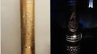 Best Out Of Waste|Decorative lamp Using Cardboard Roll|DIY Home Decor|Cardboard Roll Lamp