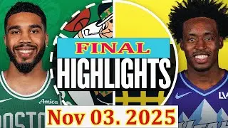 Boston Celtics vs Utah Jazz FINAL Qtr Nov 03. 2025 Highlights | NBA highlight