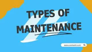 Types of maintenance