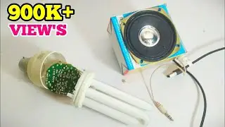 Simple clear sound audio amplifier | used old CFL