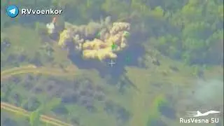 Ukrainian FH70 howitzers attacked by Russian UAV 🇷🇺🏹🇺🇦