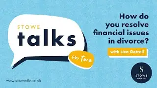 How do you resolve financial issues in divorce?