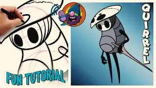 How to Draw Quirrel from Hollow Knight | Easy Step-by-Step Drawing Tutorial