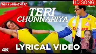 Teri Chunariya Dil Le Gayi Lyrical | Hello Brother|Salman Khan, Rani Mukerji,Kumar Sanu, Alka Yagnik