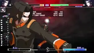 [Unist]Easy Akatsuki 6C starter combo from midscreen (6100 DMG)