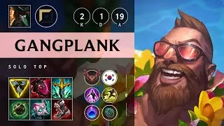 Gangplank Top vs Aatrox - KR Grandmaster Patch 25.13