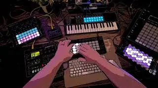 We are islands - Techno trance jam with Ableton Move and Elektron Digitone